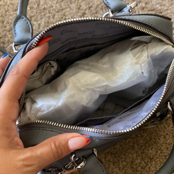 Michael Kors | NWT Gray Medium Satchel Purse - Picture 8 of 13